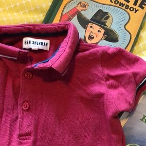 Ben Sherman Red Polo Shirt 12 months